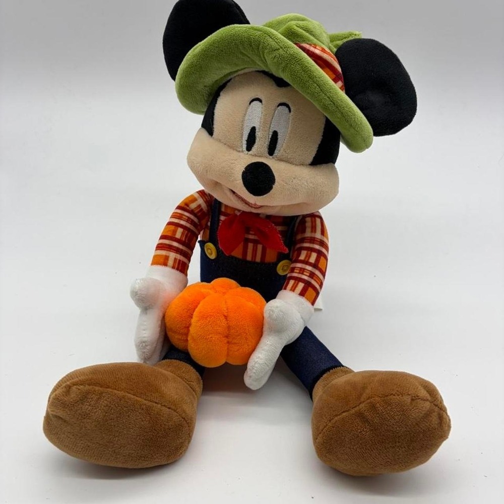 Disney Mickey Mouse Harvest Pumpkin Plush Toy Mickey Mouse plush toy Fall Autumn